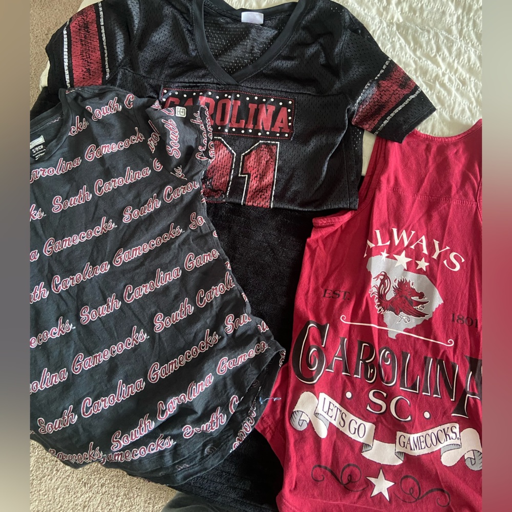 3 South Carolina Gamecock Shirts